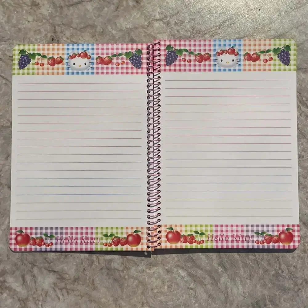 RARE Hello Kitty Notebook Japan tropical fruit 2002